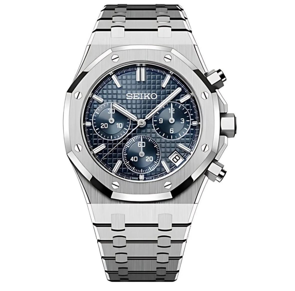 Royal Seikoak Blue Chronograph